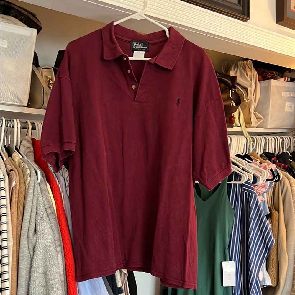 Polo by Ralph Lauren burgundy Classic Polo Shirt